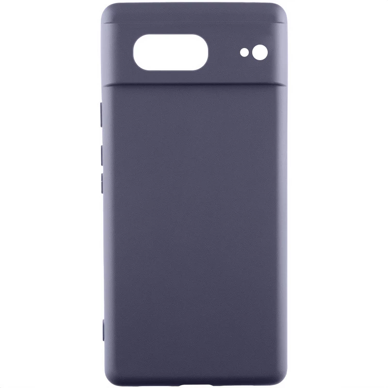 Чохол Silicone Case Lakshmi Premium з закритою камерою на Google Pixel 7 – Сірий / Dark Gray. Фото 2 з 4