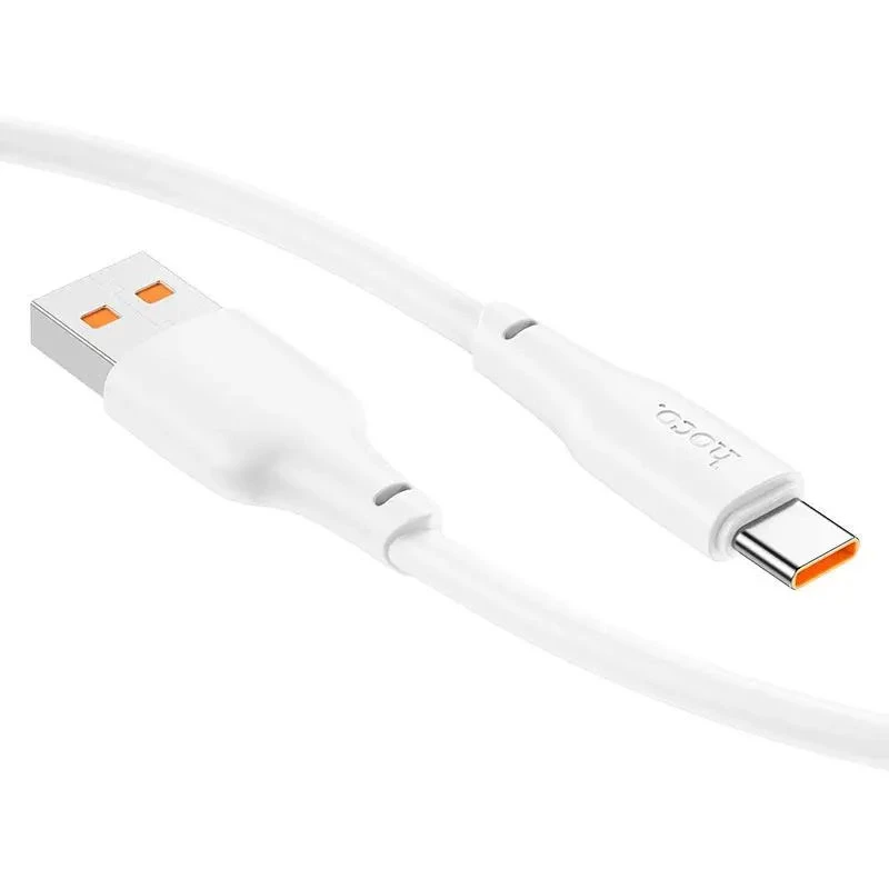 Дата кабель Hoco X93 Force USB to Type-C 100W (1m) – White. Фото 5 из 7
