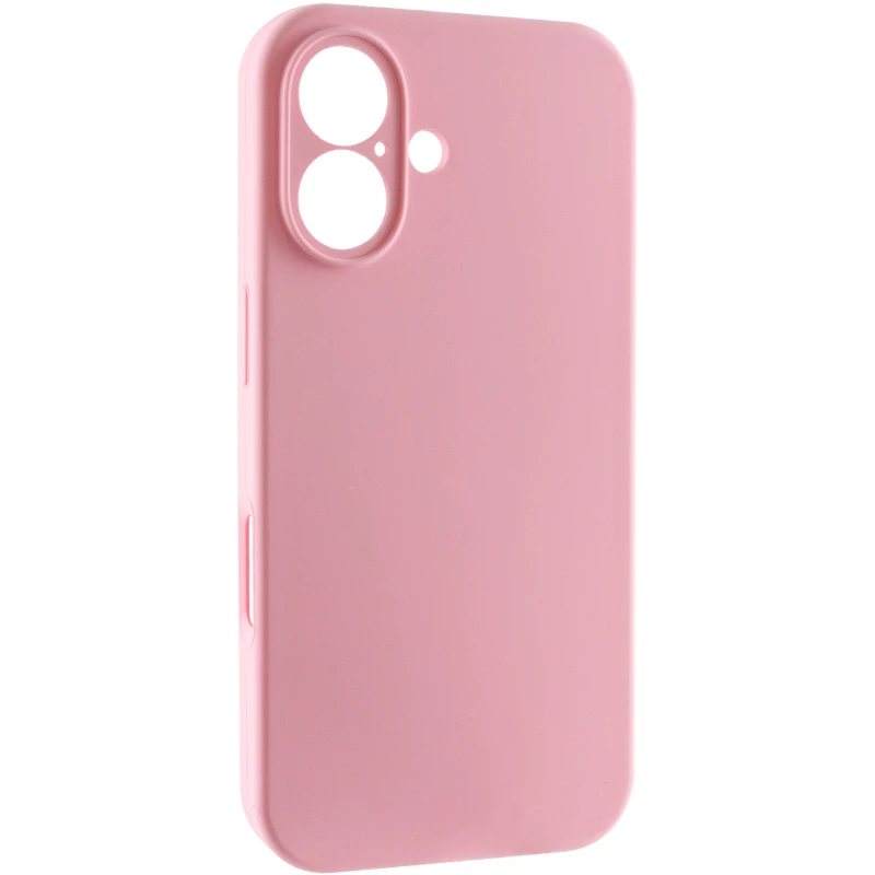 Чехол Silk Full Camera Protective (AA) NO LOGO для Apple iPhone 16 – Розовый / Light pink. Фото 1 из 7