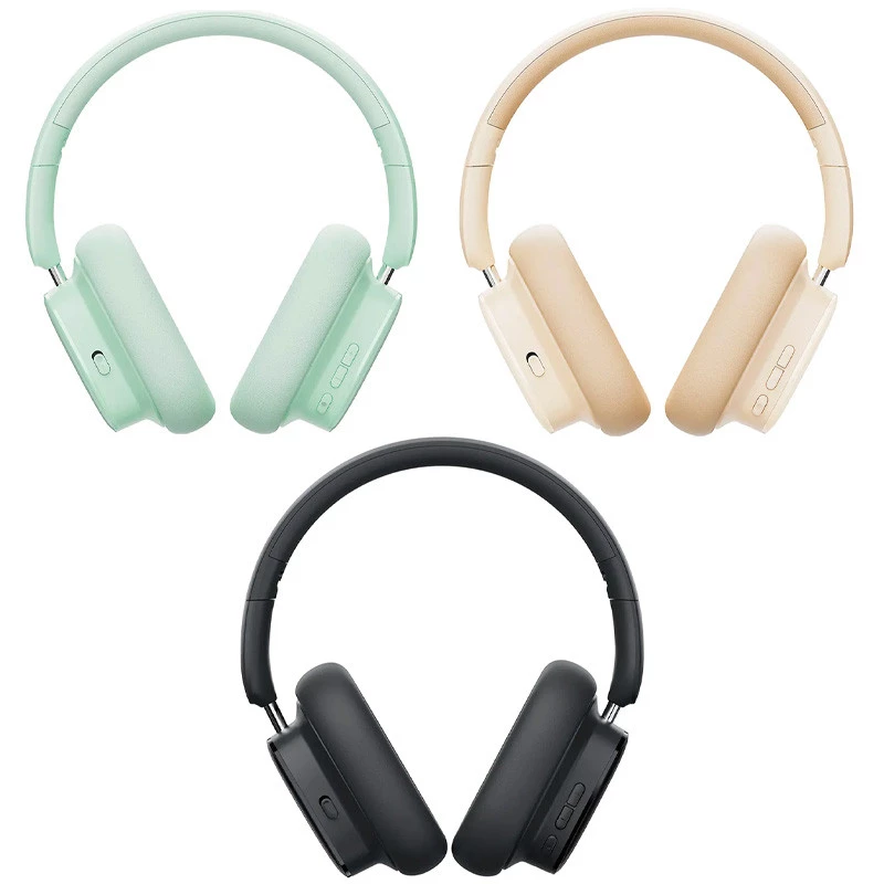 Накладні бездротові навушники Baseus Bowie H1i Noise-Cancellation (A00050402) фото 1 з 1