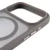 TPU+PC чехол Metal Buttons with Magnetic Fit для Apple iPhone 18 Pro Max – Серый / Grey. Фото 4 из 5