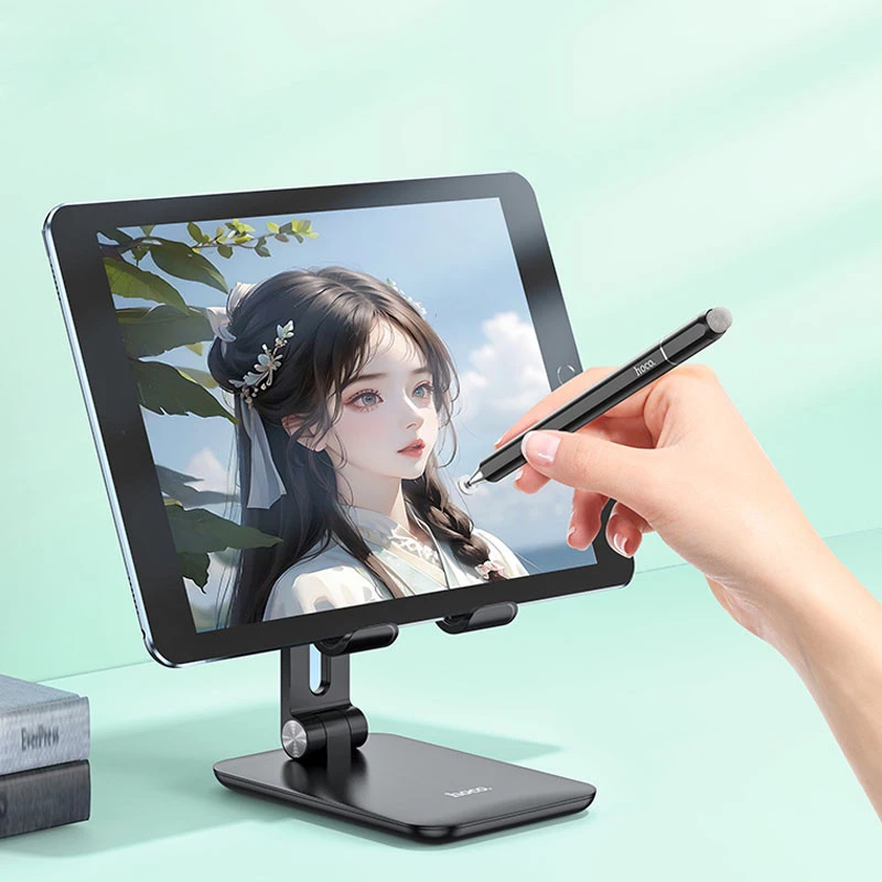 Стилус Hoco GM111 Cool Dynamic series 3in1 Passive Universal Capacitive Pen – Black. Фото 4 из 5