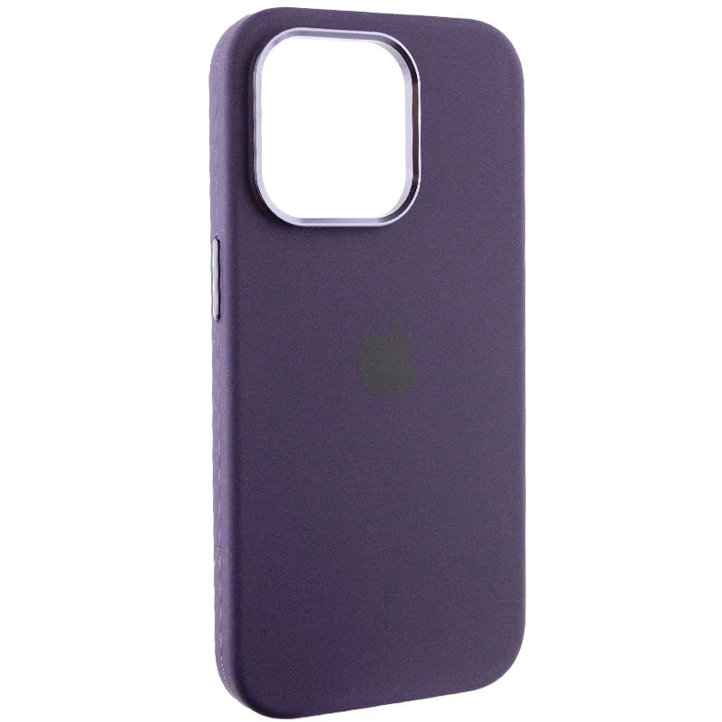 Чохол Silicone Case з металевими кнопками на Apple iPhone 13 Pro (6.1") – Фіолетовий / Elderberry. Фото 2 з 9