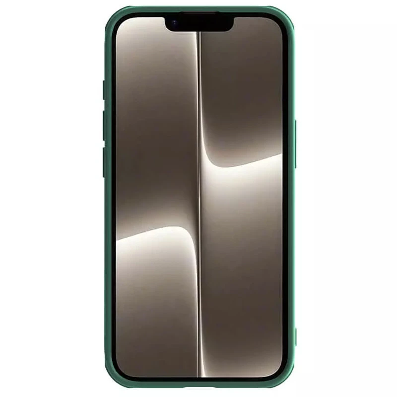 Карбована накладка Nillkin Pro зі шторкою для камери на Apple iPhone 17e (6.1") – Deep Green. Фото 4 з 6