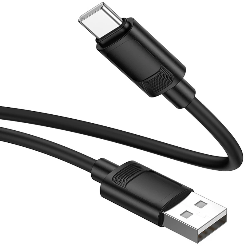 Дата кабель Hoco X122 Benefit USB to Type-C 3A (1m) – Black. Фото 3 з 4