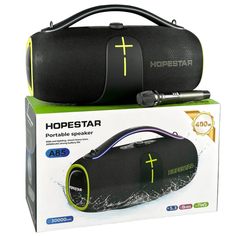 Bluetooth колонка Hopestar A85 400W – Black. Фото 6 з 7