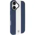 Кожаный чехол Rally with MagSafe для Apple iPhone 17 (6.3") – Blue / White. Фото 1 из 6
