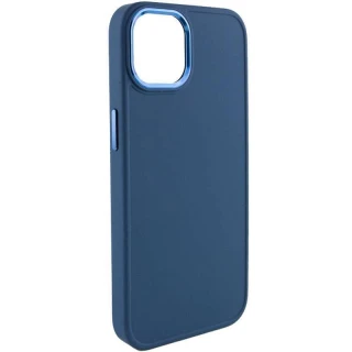 TPU чохол Bonbon з металевими кнопками на Apple iPhone 13 Pro (6.1") — Синій / Cosmos blue