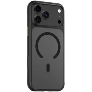 TPU+PC чохол Blueo Skin Friendly Frosted with Magnetic Fit для Apple iPhone 18 Pro (6.3") — Чорний / Black