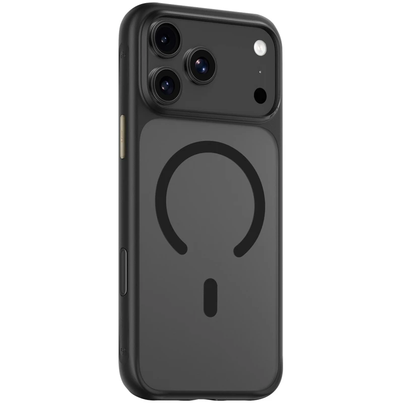 TPU+PC чехол Blueo Skin Friendly Frosted with MagSafe для Apple iPhone 18 Pro – Черный / Black. Фото 1 из 3