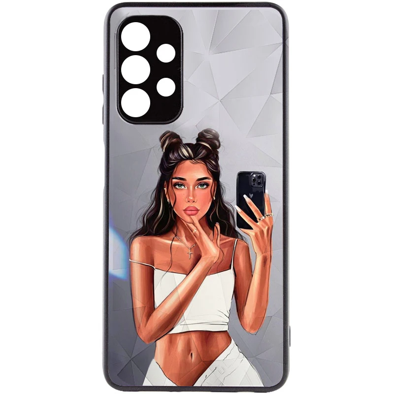 

Стеклянный чехол Prisma Ladies на Samsung Galaxy A13 4G (Black in White)