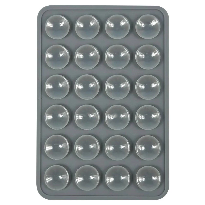 Тримач-присоска для телефону Sticker Side Silicone 3М 80*55 мм – Dark Gray. Фото 1 з 2