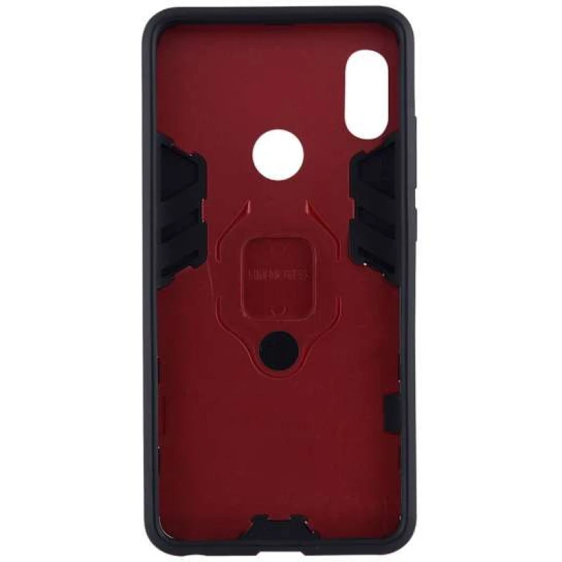 Протиударний чохол Transformer з кільцем на Xiaomi Redmi Note 5 Pro / Note 5 (AI Dual Camera) – Червоний / Dante Red. Фото 6 з 7