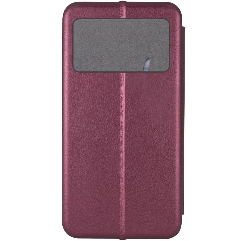 Чохол-книжка класичний на Xiaomi Poco M5 – Бордовий. Фото 3 з 5