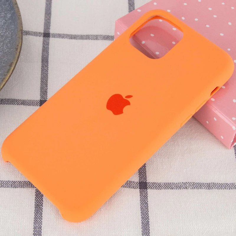Чехол Silicone Case для Apple iPhone 11 Pro (5.8") – Оранжевый / Papaya. Фото 2 из 3
