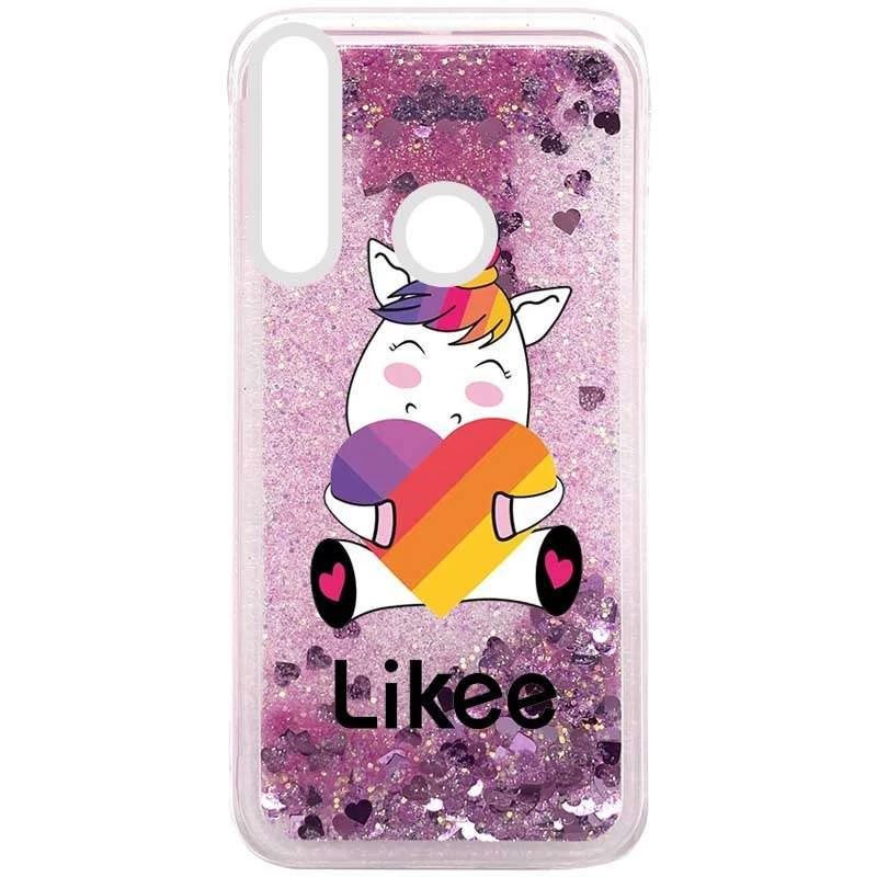 

Чохол з блискітками, що переливаються, на Huawei Y6p (Likee)