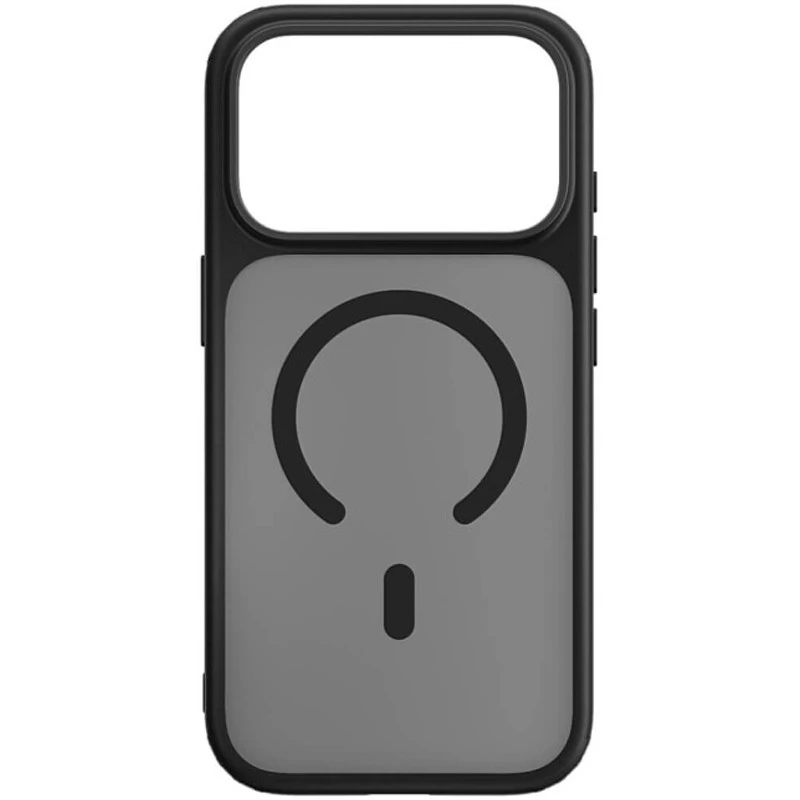 TPU+PC чохол Blueo Skin Friendly Frosted with MagSafe для Apple iPhone 18 Pro Max – Чорний / Black. Фото 2 з 3