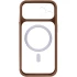 Чохол TPU GETMAN Moon Clear with MagSafe для Apple iPhone 12 Pro Max (6.7") – Brown. Фото 4 з 5