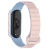 Ремінець Dual-color Magnetic для Xiaomi Mi Band 7/6/5/4/3 – Light Pink / Lilac Blue. Фото 2 з 4