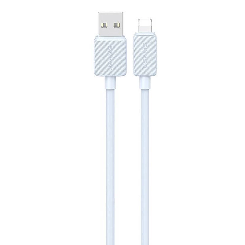 

Дата кабель USAMS US-SJ689 USB to Lightning 2.4A KY Series (1m) (Blue)