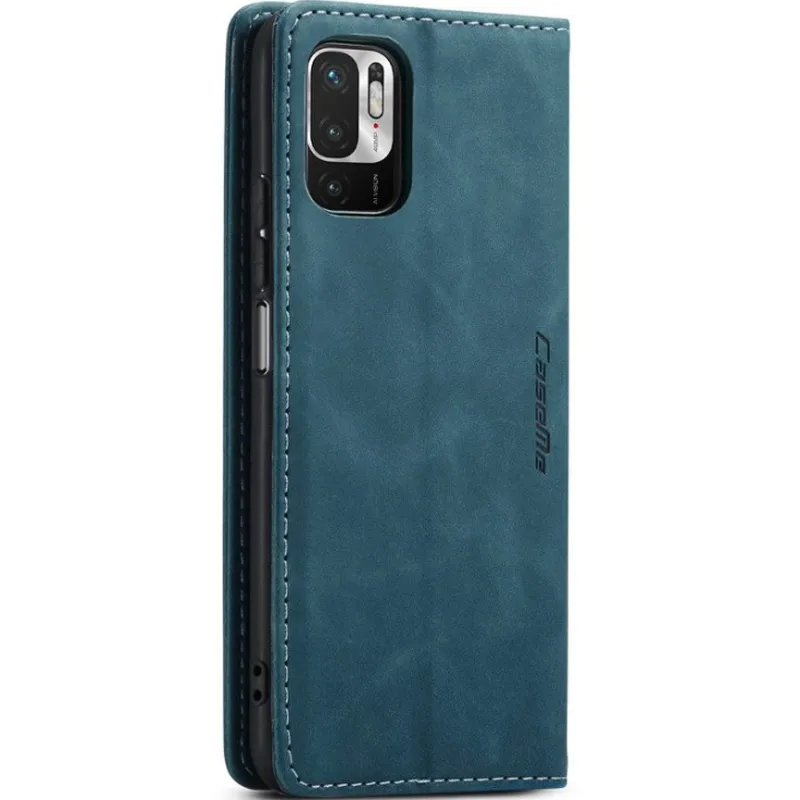Шкіряний чохол-книжка CaseMe Velvet Nubuck для Xiaomi Redmi Note 10 / Note 10s – Green. Фото 4 з 5