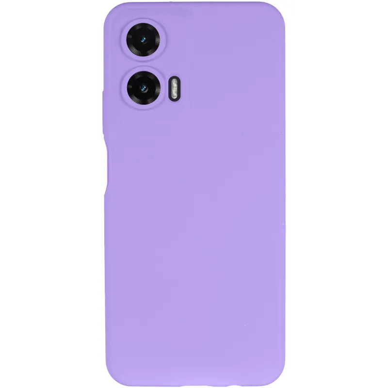 Чехол Silicone Case Lakshmi Premium з закритою камерою на Motorola Moto G35 – Сиреневый / Dasheen. Фото 4 из 8
