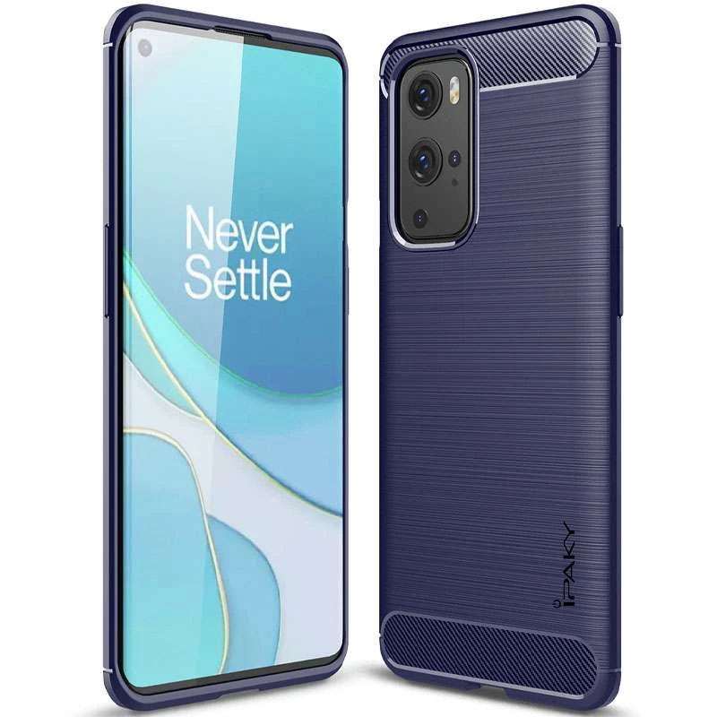 

Силиконовый чехол iPaky Slim для OnePlus 9 Pro (Синий), Синій