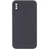 Чехол Silicone Case Square L с защитой камеры для Apple iPhone XS (5.8") – Серый / Dark Gray. Фото 1 из 3