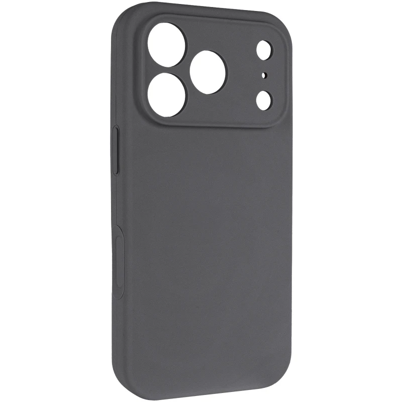 Чехол Silk Full Camera Protective (AA) NO LOGO для Apple iPhone 17 Pro (6.3") – Серый / Dark Gray. Фото 2 из 9