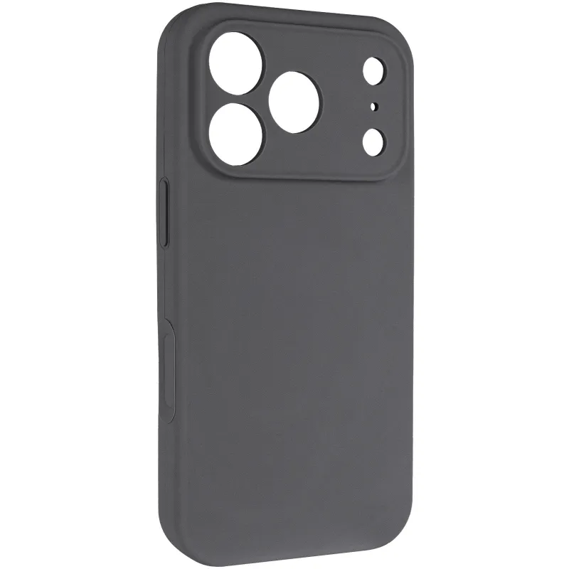 Чехол Silk Full Camera Protective (AA) NO LOGO для Apple iPhone 17 Pro Max (6.9") – Серый / Dark Gray. Фото 1 из 5