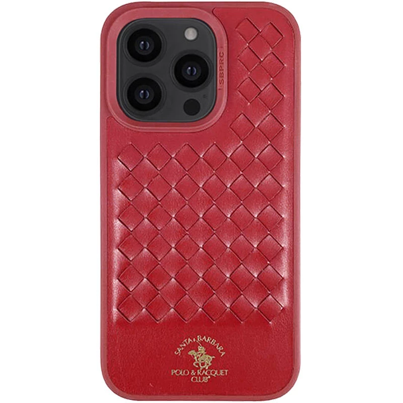 Кожаный чехол Polo Santa Barbara для Apple iPhone 15 Pro Max (6.7") – Red. Фото 2 из 5