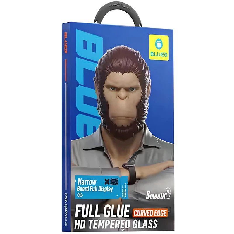 Захисне 3D скло Blueo Hot Bending для Apple iPhone 16 Pro – Чорний. Фото 8 з 8