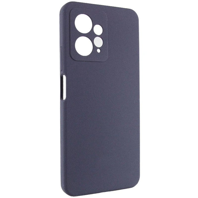 Чохол Silicone Case Lakshmi Premium із закритою камерою для Xiaomi Redmi Note 12 4G – Темно-синій / Midnight blue. Фото 3 з 11