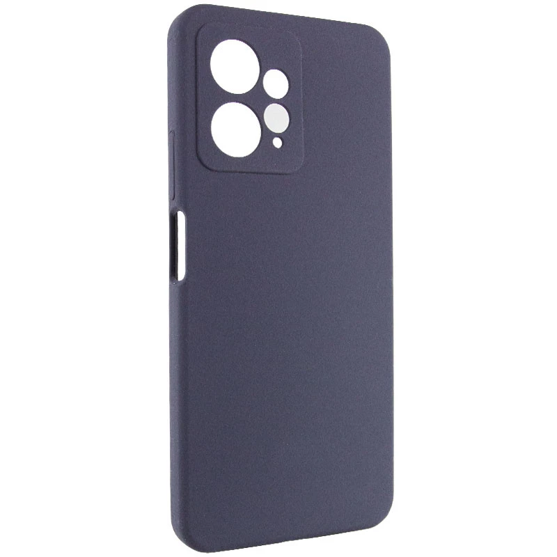 Чохол Silicone Case Lakshmi Premium з закритою камерою на Xiaomi Redmi Note 12 4G – Темно-синій / Midnight blue. Фото 3 з 11