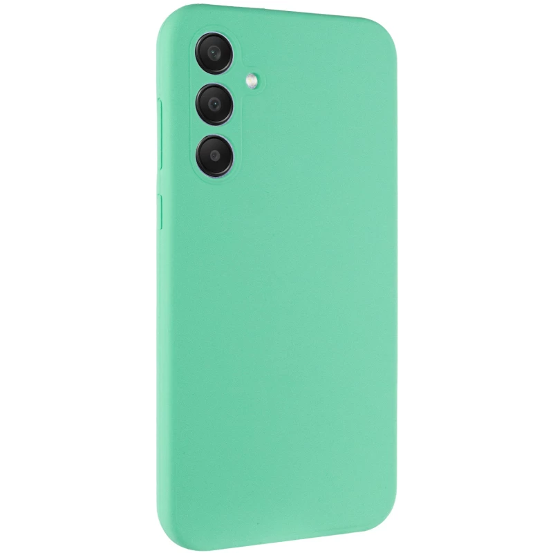 Чохол Silicone Case Lakshmi Plus з закритою камерою на Samsung Galaxy A55 – Ментоловий / Mint. Фото 1 з 7
