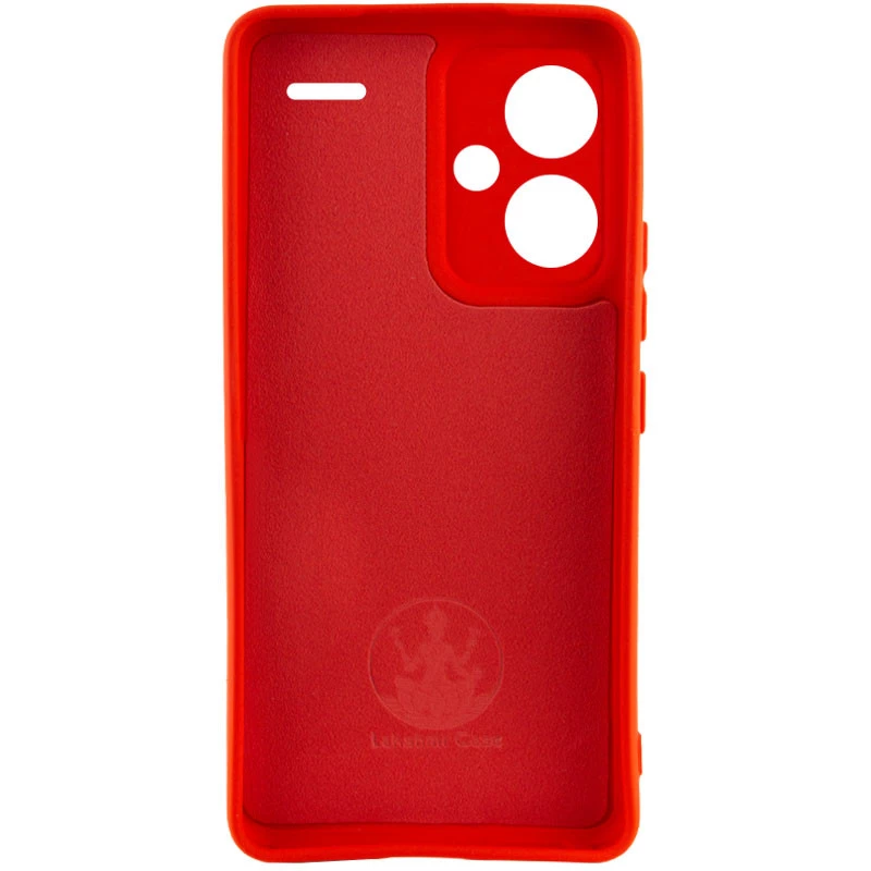 Чохол Silicone Case Lakshmi з закритою камерою на Xiaomi Redmi Note 13 Pro+ – Червоний / Red. Фото 3 з 5