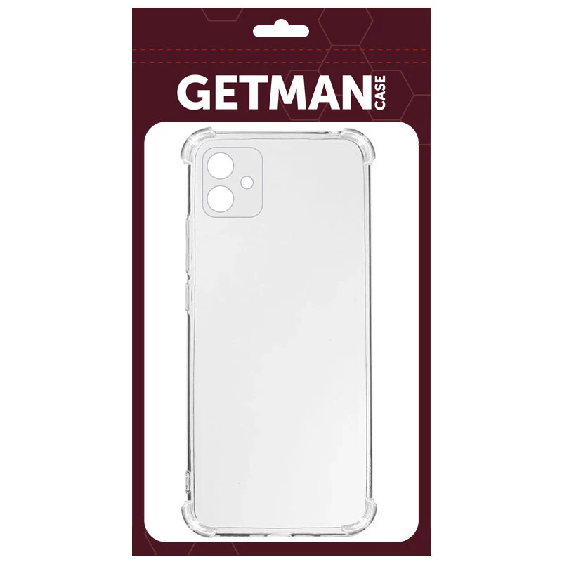 Ультратонкий силіконовий чохол GETMAN з критими бортами та камерою для Samsung Galaxy A04 – Безбарвний (прозорий). Фото 2 Ультратонкий силіконовий чохол GETMAN з критими бортами та камерою для Samsung Galaxy A04 – Безбарвний (прозорий). Фото 2 з 3