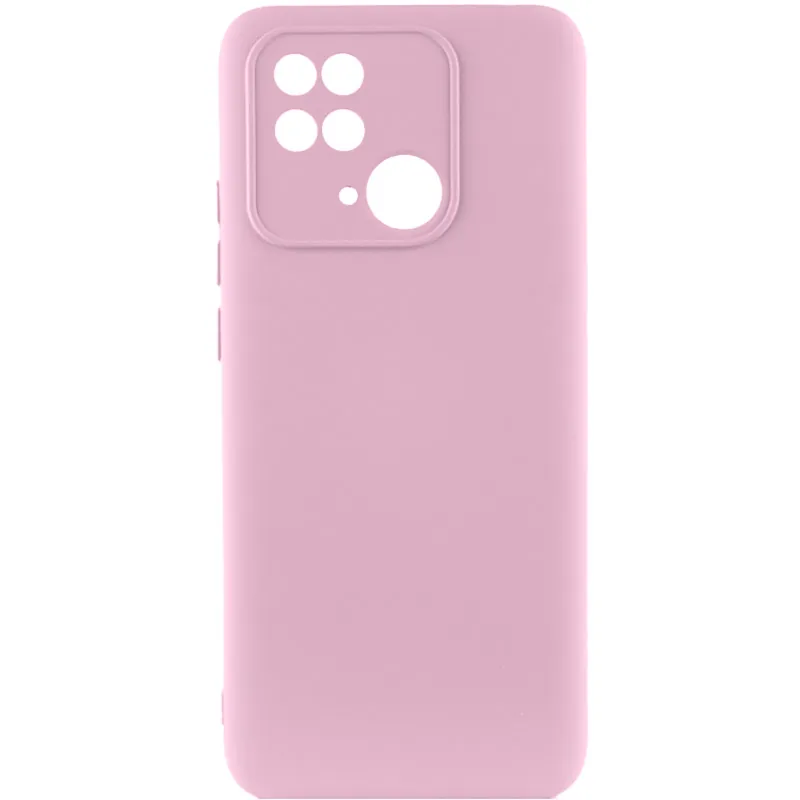 Чохол Silicone Case Lakshmi Premium із закритою камерою для Xiaomi Redmi 10C – Рожевий / Rose Pink. Фото 1 з 1