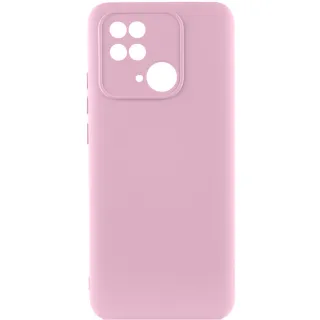 Чохол Silicone Case Lakshmi Premium із закритою камерою для Xiaomi Redmi 10C — Рожевий / Rose Pink