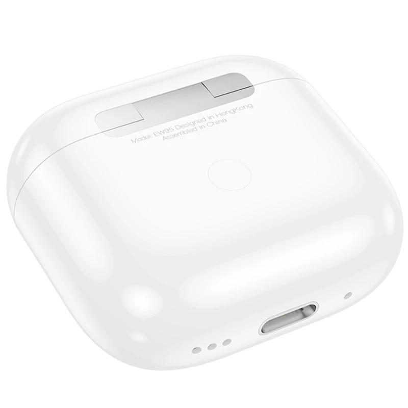 Бездротові TWS навушники Hoco EW95 – White. Фото 6 з 7