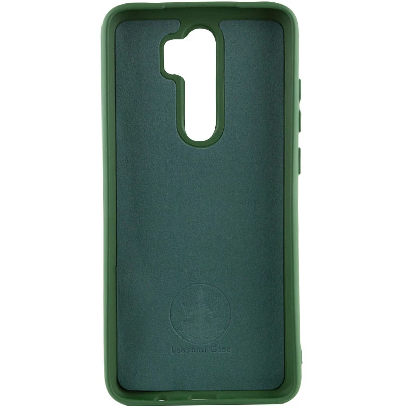 Чехол Silicone Case Lakshmi Elit для Xiaomi Redmi 9 – Зеленый / Dark green. Фото 3 из 4