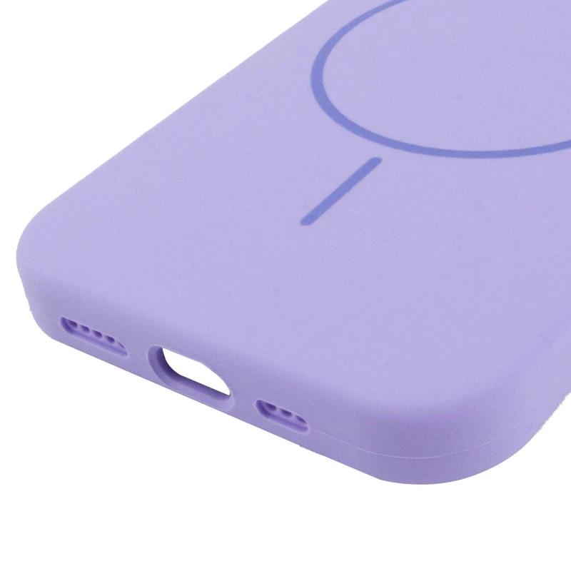 Чохол Silk Full Protective (AA) NO LOGO with Magnetic Fit для Apple iPhone 12 Pro (6.1") – Бузковий / Dasheen. Фото 6 з 6