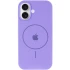 Чохол Silicone Case Full Protective (AA) V2 with MagSafe для Apple iPhone 17 (6.3") – Бузковий / Dasheen. Фото 5 з 13