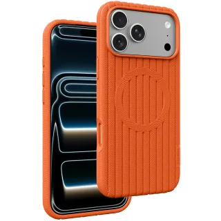 Чохол TPU Knit Case with Magnetic Fit для Apple iPhone 18 Pro Max — Orange