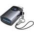 Перехідник Hoco UA46C Type-C Male to USB Female USB3.0 – Metal gray. Фото 4 з 6