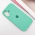 Чохол Silicone Case з закритим низом на Apple iPhone 16 – Бірюзовий / Marine Green. Фото 2 з 7