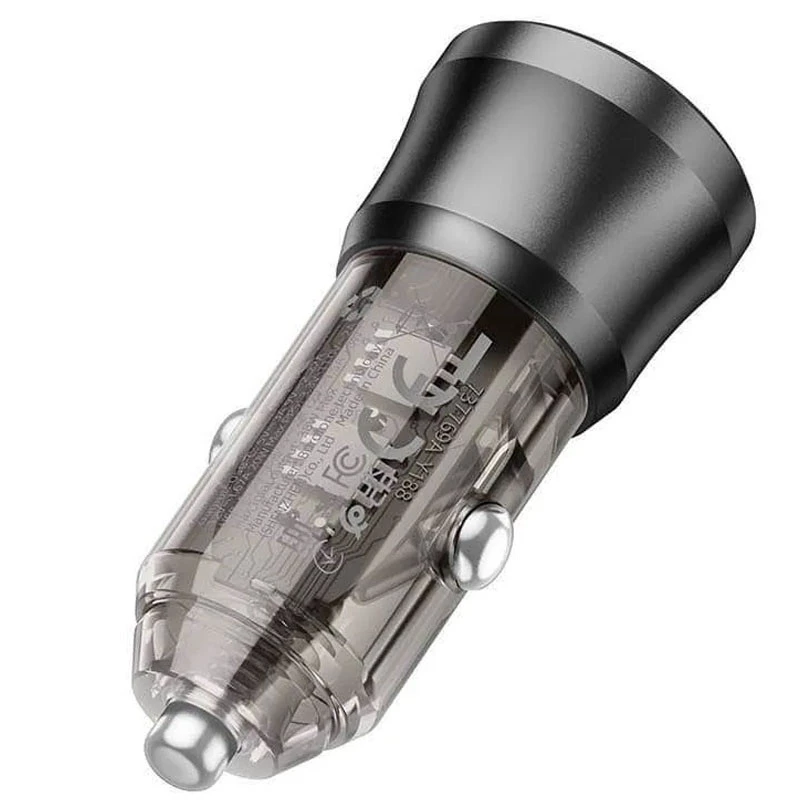 

АЗУ Borofone BZ25 Journey PD38W (1C/1A) (Transparent black)