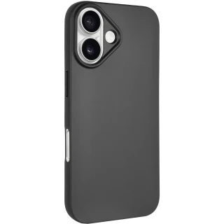 Чёрный силиконовый чехол Epik для Apple iPhone 16 Plus фото 1 из 3