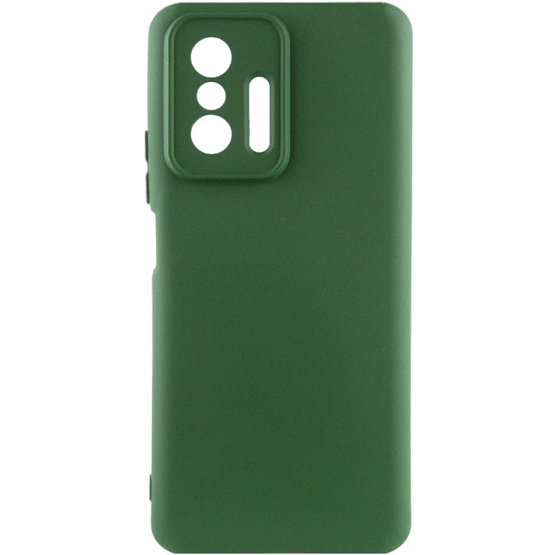 Чохол Silicone Cover Ummi Lakshmi Full Camera (AA) для Xiaomi 11T / 11T Pro – Зелений / Dark green. Фото 1 Чохол Silicone Cover Ummi Lakshmi Full Camera (AA) для Xiaomi 11T / 11T Pro – Зелений / Dark green. Фото 1 з 2