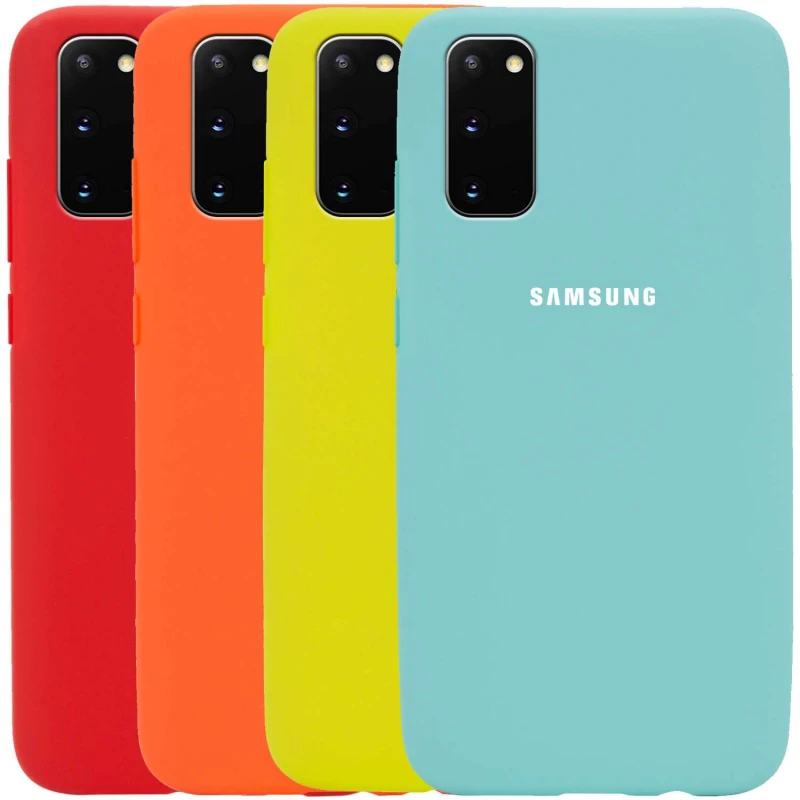 

Чохол Silicone Case з закритим низом на Samsung Galaxy S20